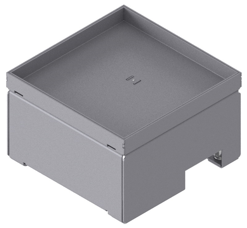 Produktbild UBD 160 159  -  Unterflur-Bodendose UBD 160 inkl. Blinddeckel mit Kante, geschlossen, und 15mm Vertiefung